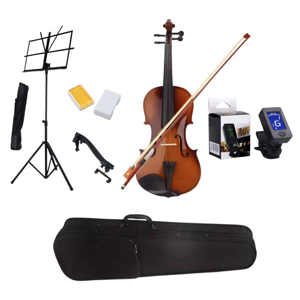 Violino Acustico 4/4 Para Iniciante Estudante Kit Completo Gonzaga