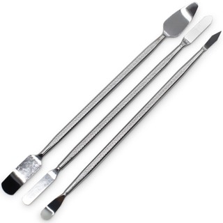 Kit 3 Espátulas Aço Profissional p/ Manutenção Celular Tablet Notebook Eletrônica