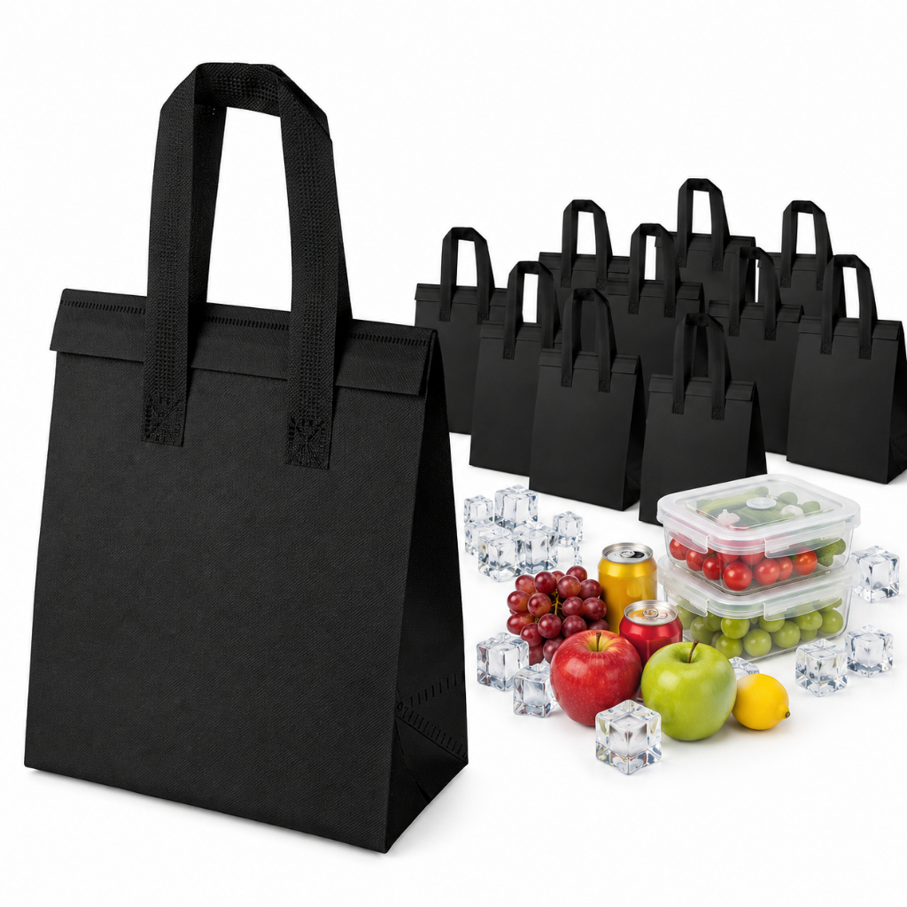 KIT 50 Sacolas Bolsa Termica Portatil Grande para Passeio Cooler 11,5 Litros