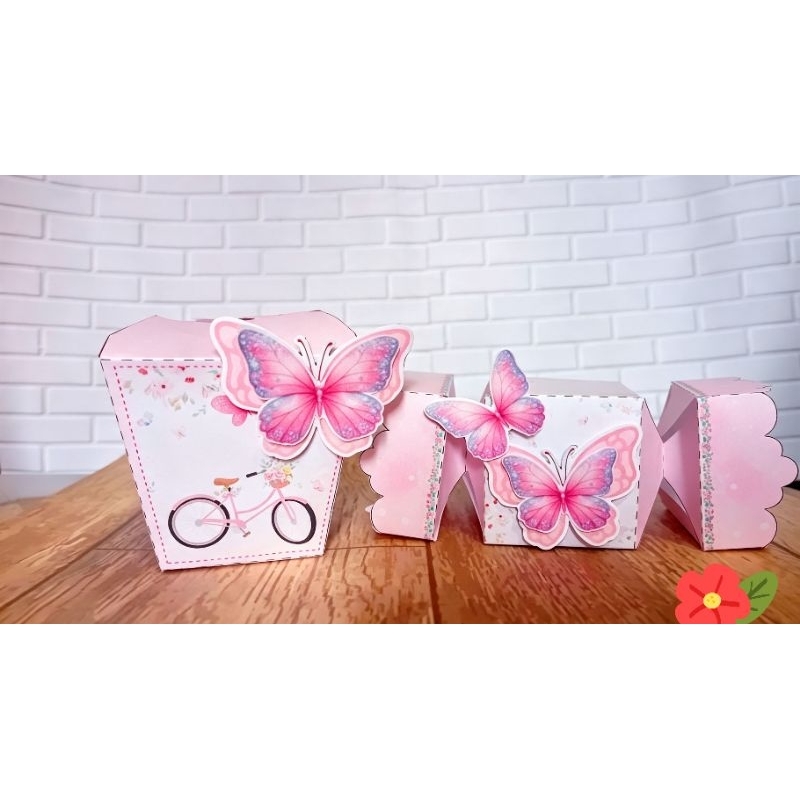 Kit Personalizado Jardim encantado das borboletas | Caixinhas Lembrancinhas para Festa Infantil | Aniversário