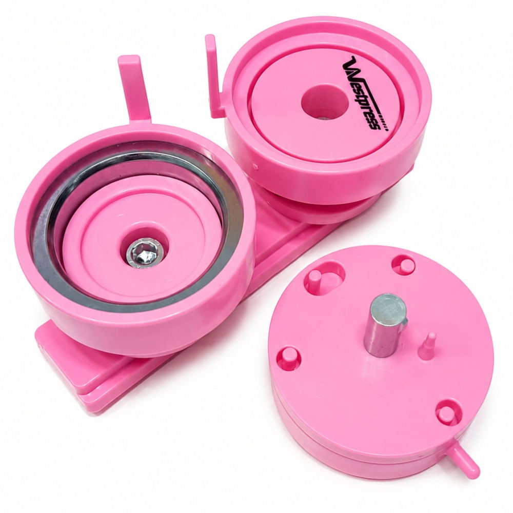 Matriz para Máquina de Bottons 58 mm Molde Redondo Rosa