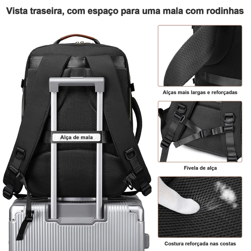 Mochila Executiva Grande Impermeável para Notebook — foto 7