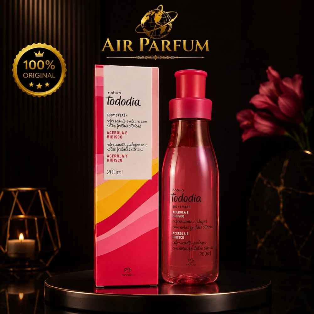 Body Splash Tododia Acerola e Hibisco Natura 200ml Original