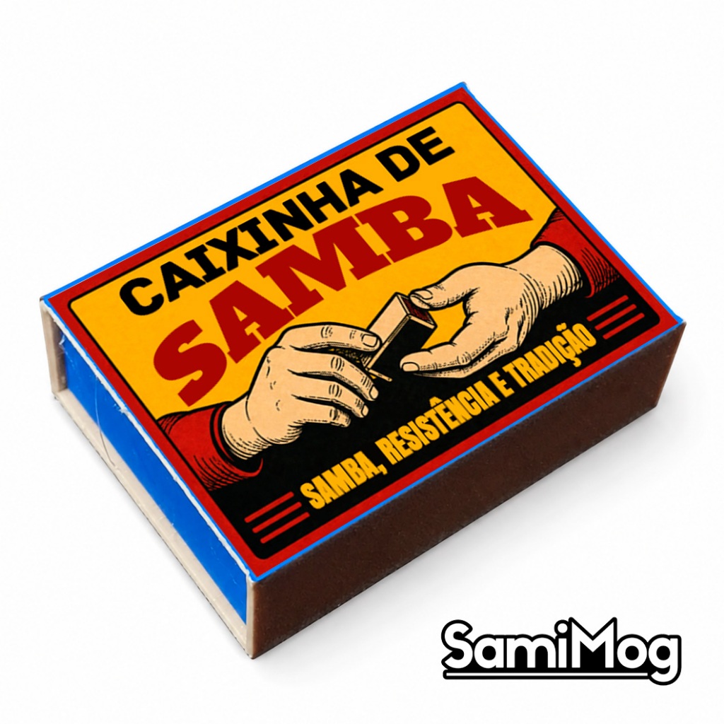 Caixinha de Samba – Ganzá / Chocalho - Percussão Colecionável