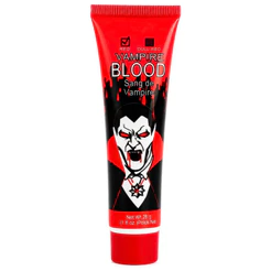 Sangue Falso Vampire Blood Maquiagem Halloween Tubo 28g Festa Fantasia