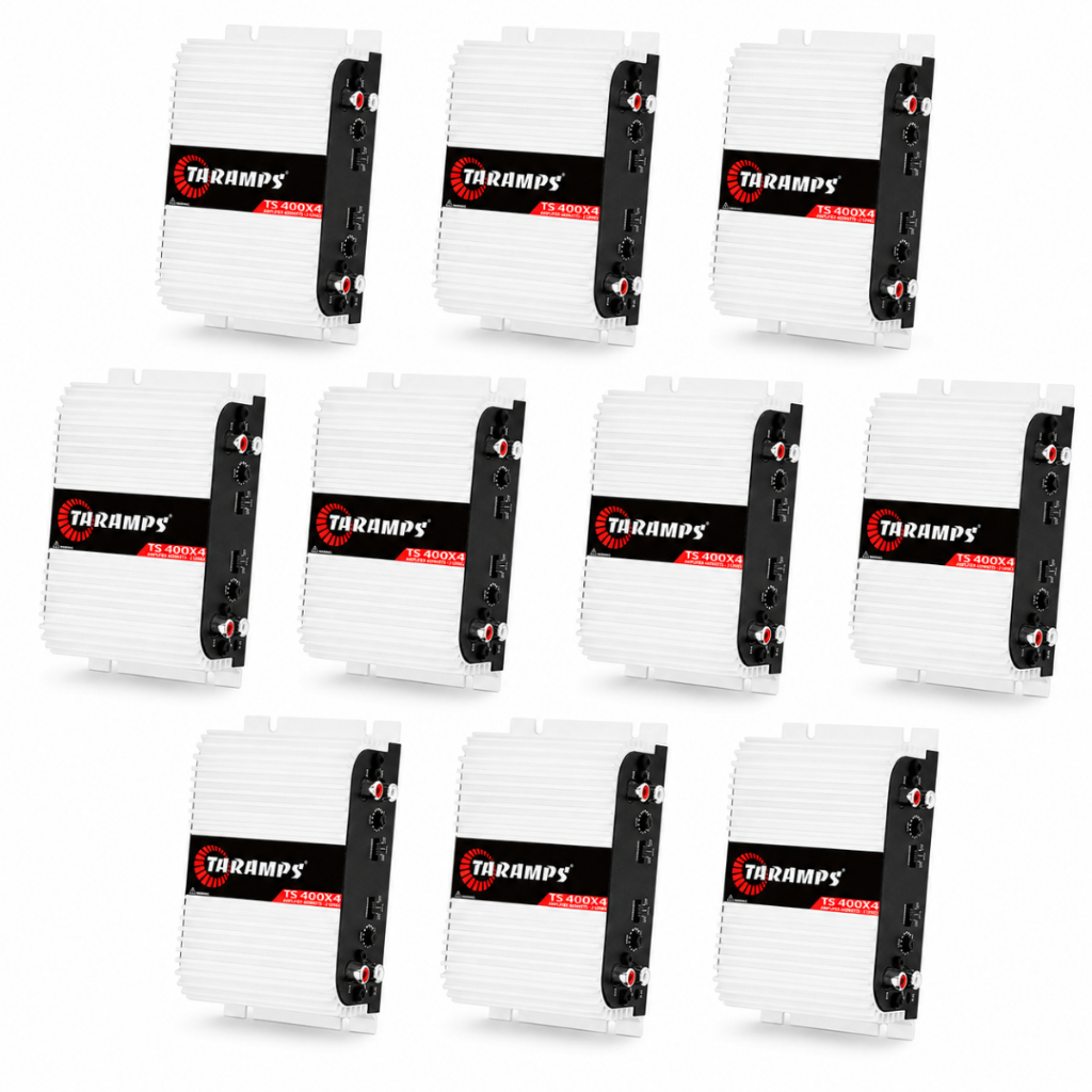 Kit 10 Modulo Amplificador Taramps Ts 400x4 Canais 2 Ohms 400 W Rms
