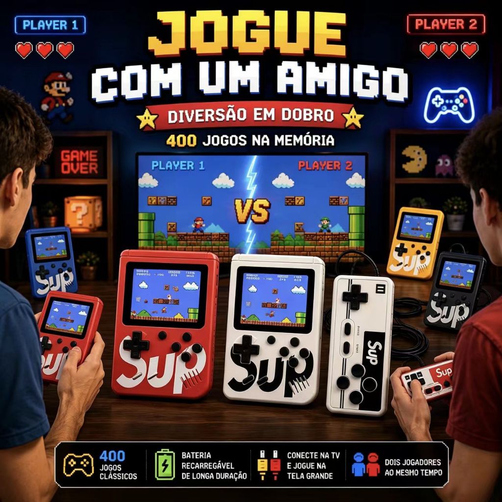 Mini Video Game Sup Game Box 400 Games In 1 Portable Old Classic Games Old 80s