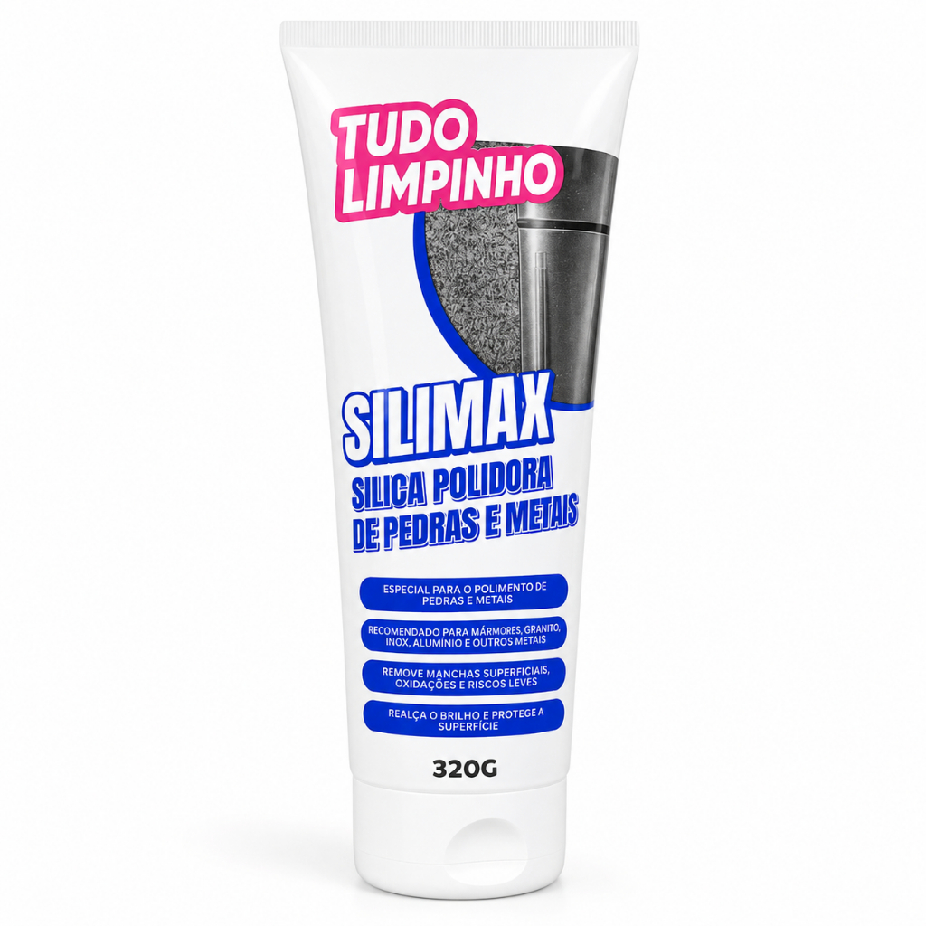 SILIMAX POLIDORA PEDRAS E METAIS 320G TUDO LIMPINHO