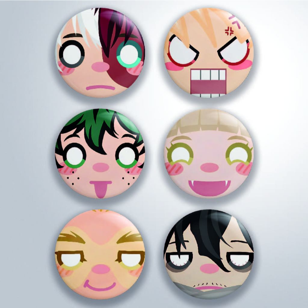 Bottom Otaku Boku No Hero Icon - Deku, Todoroki, Bakugo