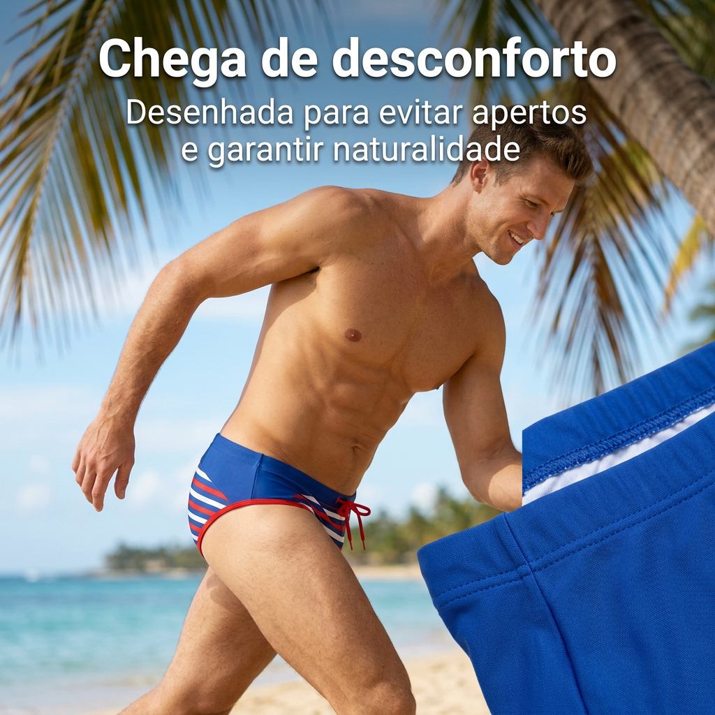 Z&D Lingerie Sungas Masculinas Cavadas Listras Diagonais Combinação Moda Bolsos Traseiro Respiráveis Com Bojo UDL107 · foto 2