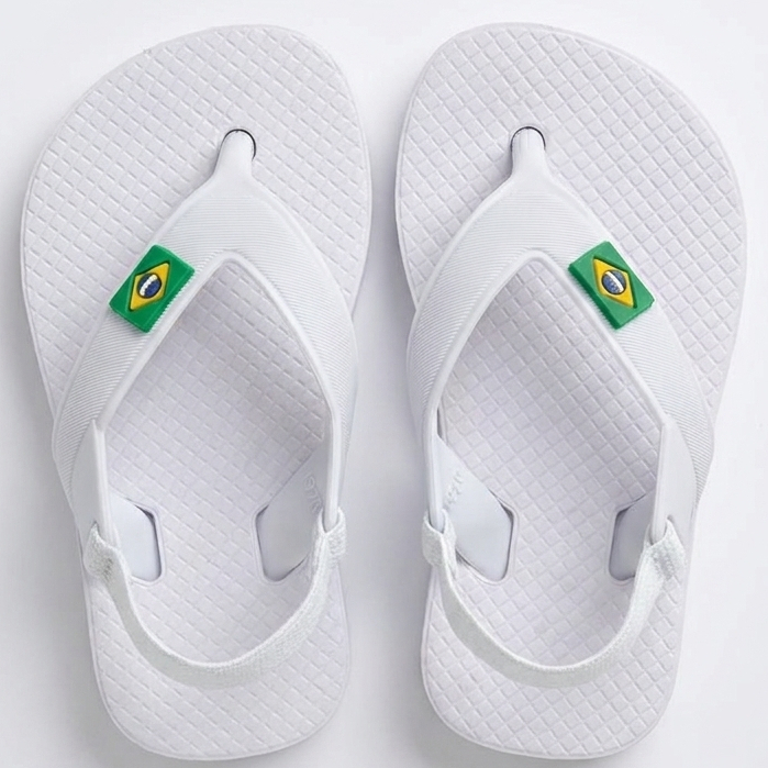 Chinelo Masculino Baby Com Elástico Confortável Resistente Antiderrapante Passeio Dia a Dia Escola19 ao 24