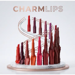 Batom Charm Lips Ruby Rose Semi Matte Cor Intensa 24 Cores