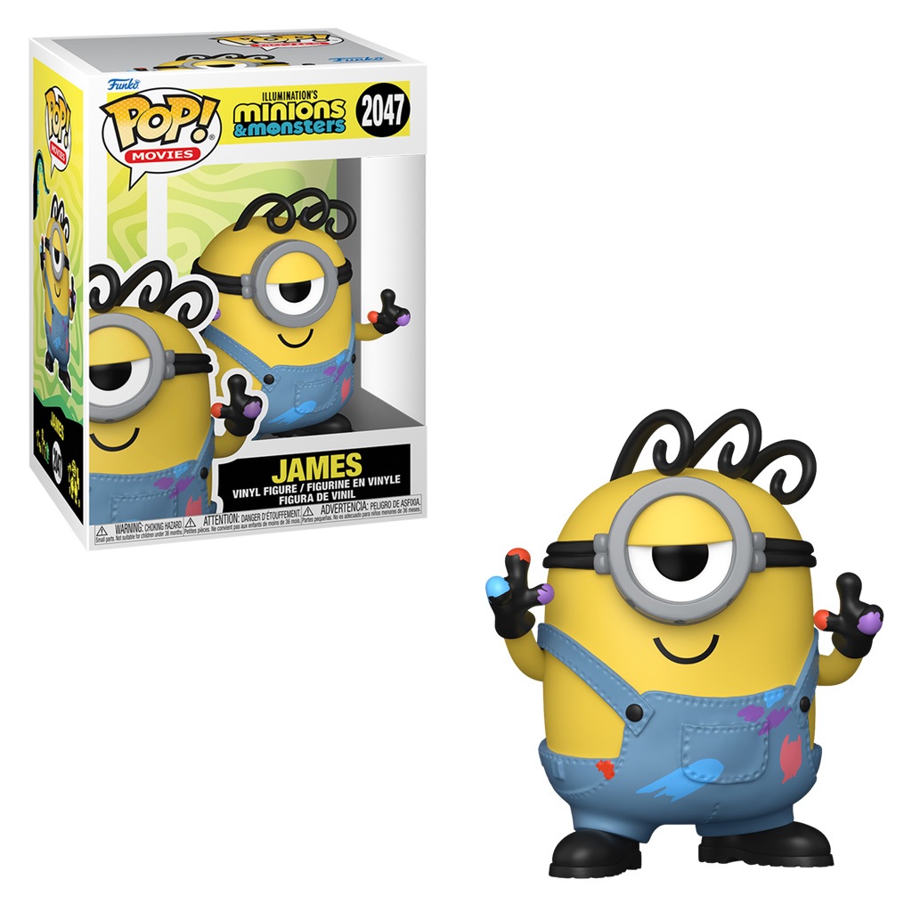 FUNKO POP MOVIES MINIONS & MONSTERS - JAMES 2047 NOVO ORIGINAL