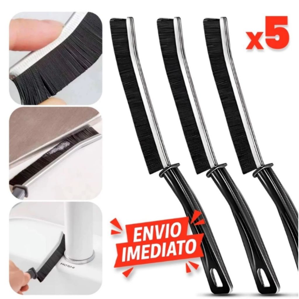 Limpador Janela Escova Limpeza Cantos Multiuso Janelas Cozinha Fogão Limpa Canto Casa Microfibra