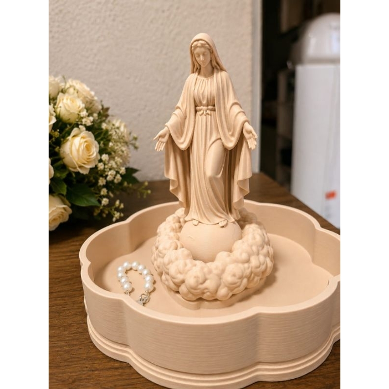 Porta Terço Nossa Senhora das Graças | Imagem Religiosa Católica | Decoração e Presente