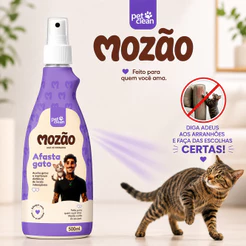 Educador Afasta Gatinho Pet Clean para Gatos 500 ml Afasta Gato De Lugares Indesejáveis