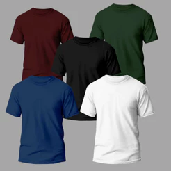 Kit 5 Camiseta Dry Fit Masculina Premium Lisa