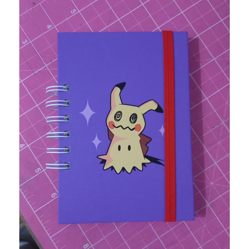 Bloco Espiral Sketchbook caderno de Desenho Mimikill Caderno Sketchbook Pokemon Mimikill caderno de Desenho Mimikill