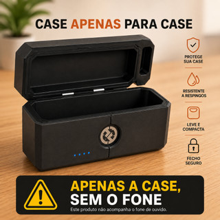Case Anti Impacto Compatível com Microfone Lark M2 Hollyland NAO ACOMPANHA MICROFONE