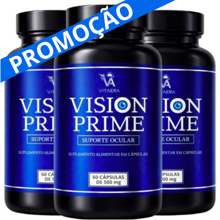 Kit 03 Luteina, Zeaxantina e Astaxantina Vision Prime Vitaminas Suplemento Alimentar
