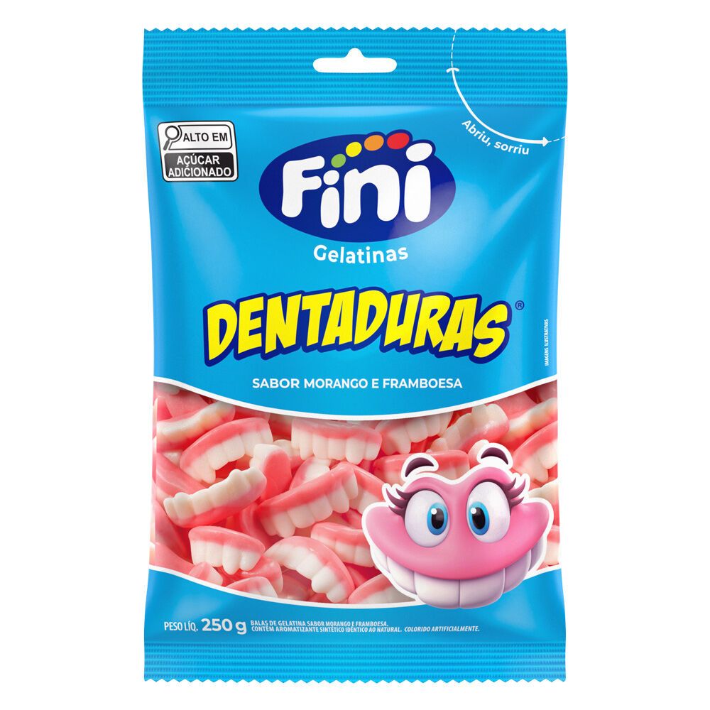 Fini Dentaduras 250g Bala Gelatina