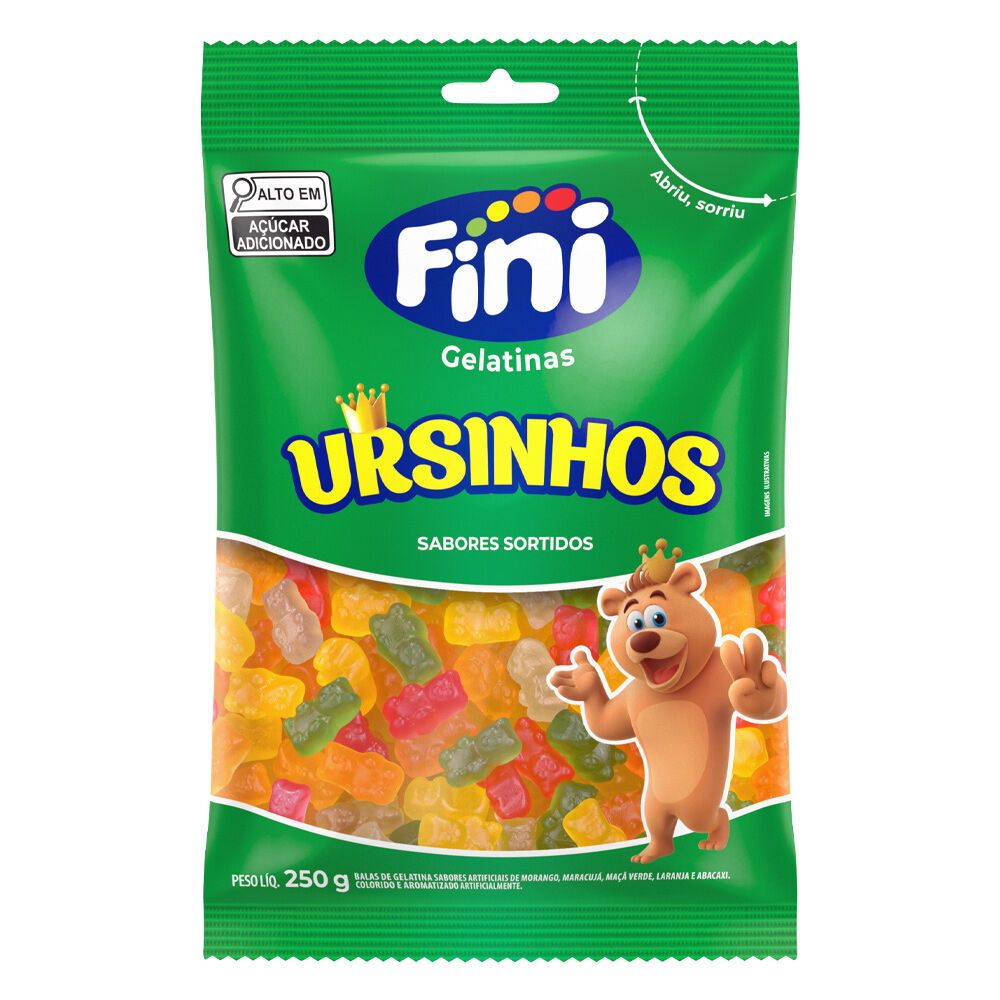 Fini Ursinhos 250g Bala de Gelatina