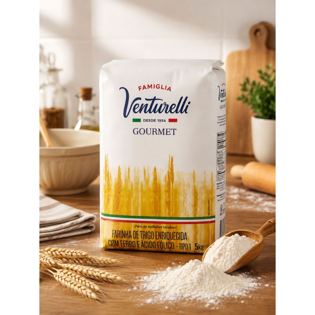 FARINHA DE TRIGO VENTURELLI GOURMET –5 KILOS