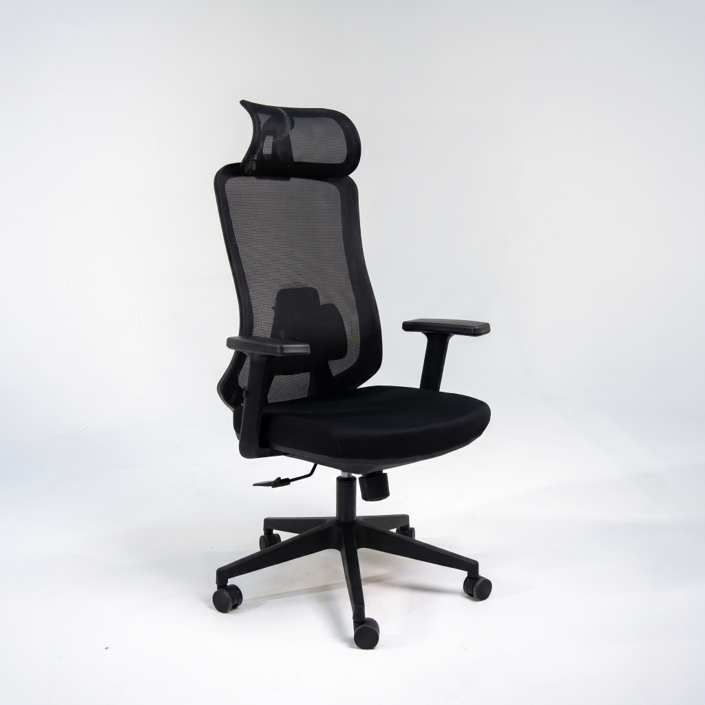 Cadeira de Escritório Ergonômica Stoel Flow Cofortável Reclinável Apoio Lombar e Apoio de Cabeça