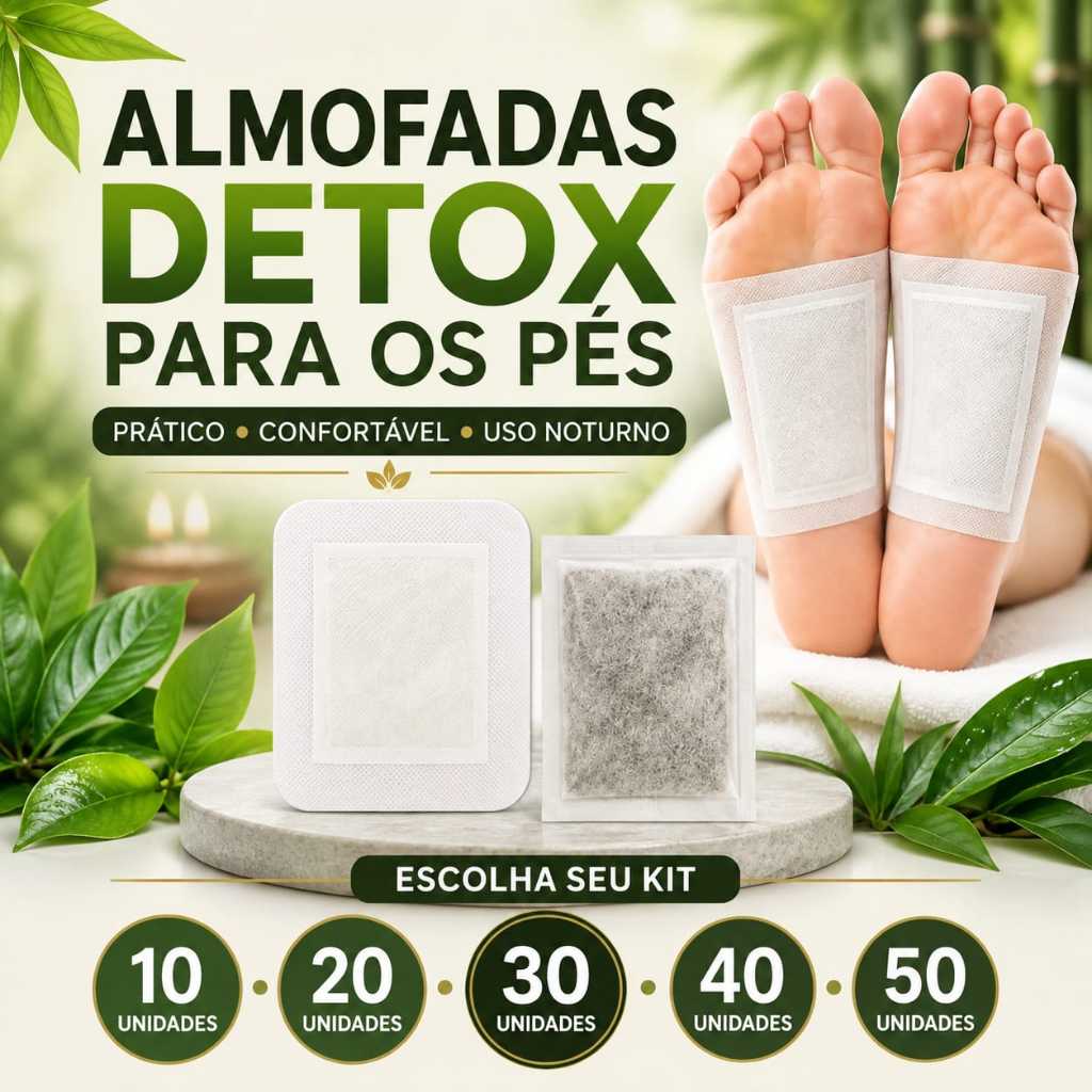 Kit Almofadas Adesivas para os Pés 10 20 30 40 50 Unidades