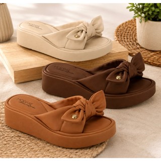 Chinelo Tamanco Modare Feminino Laço Ultraconforto Plataforma