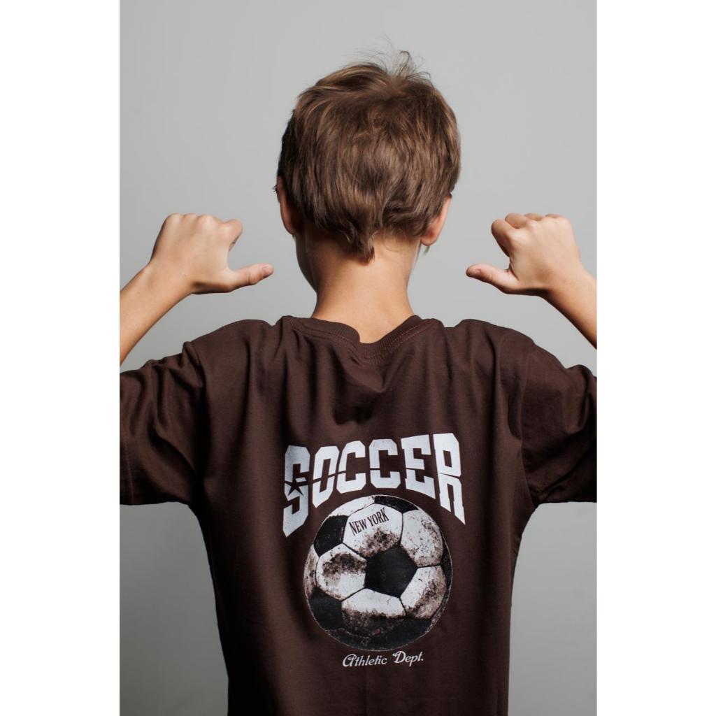 Camiseta-Infantil-Algodão-Criança-e-Camiseta-Infantil-Algodão-Criança-e-Adulto-de-Algodão-Estampa-Moderna Futebol
