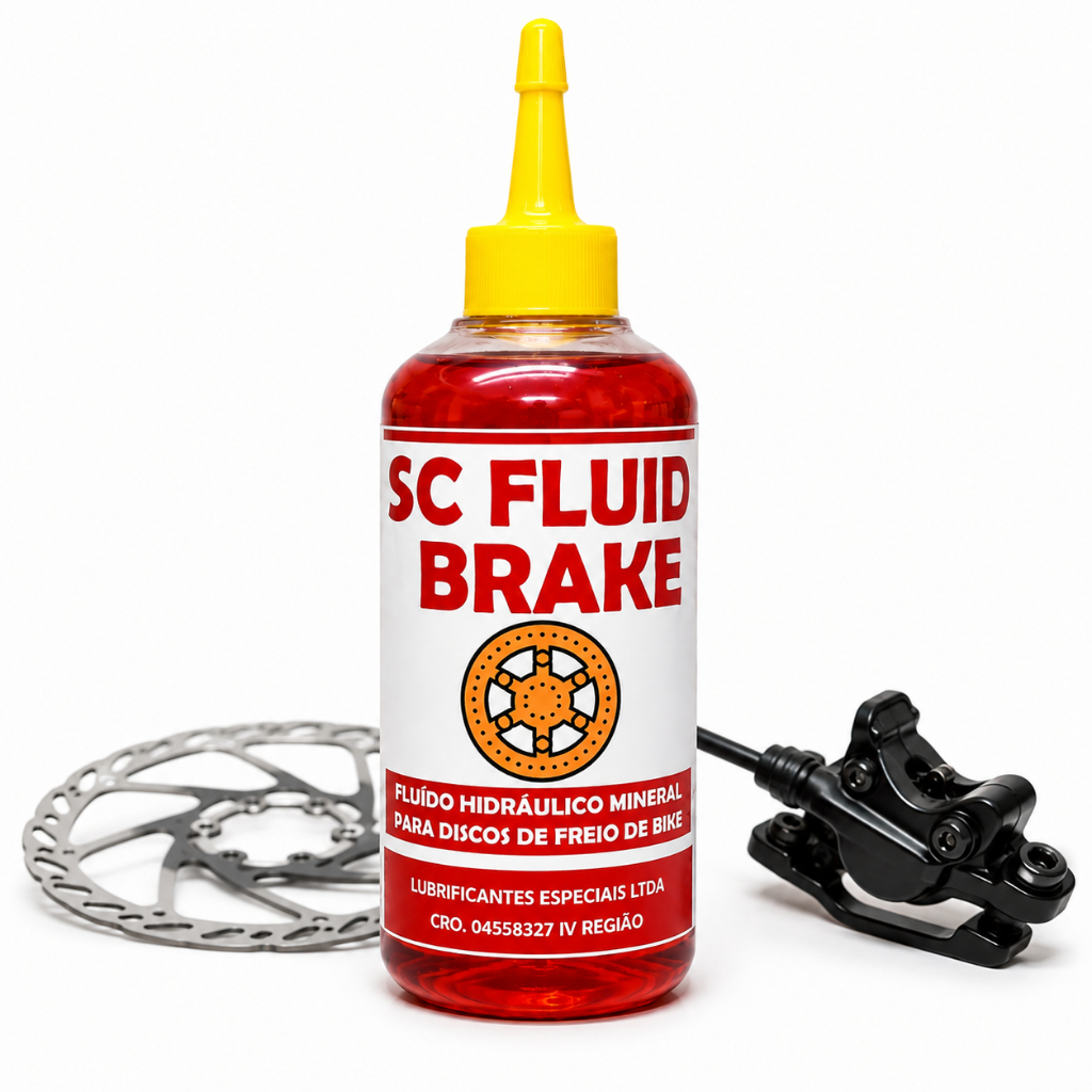 Fluido De Freio A Disco Mineral  Hidraulico Para bicicleta 100ml