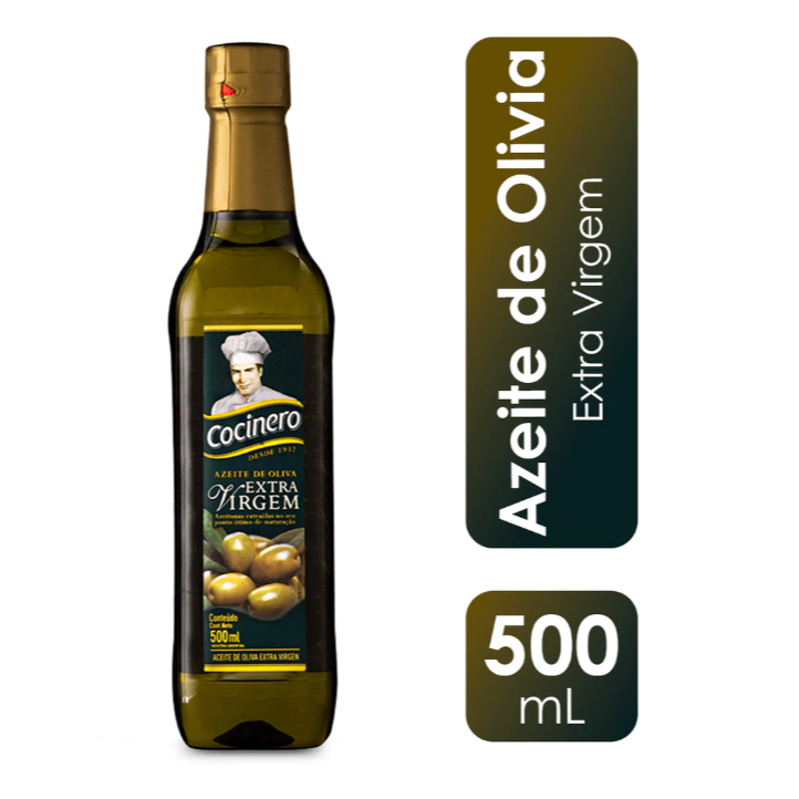 Azeite de Oliva Extra Virgem Cocinero 500ml Original