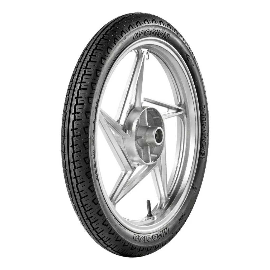 Pneu Moto Maggion Winner 2.75-18 47P Dianteiro SEM CAMARA CG Titan FAN Start 125 150 160 YBR Factor Fazer 125 150