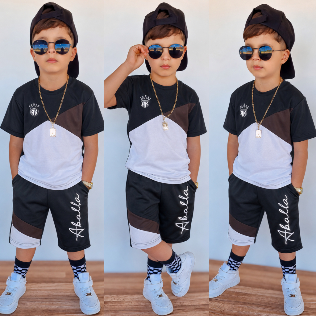 Roupa Infantil Menino Conjunto Kit Juvenil Lançamento Masculino Veste 4 ao 14 anos