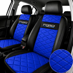 Capa Banco couro 3d Para Carro Ford Ka Fiesta Ecosport Todos os Anos Impermeável