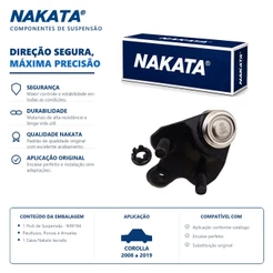 Pivo De Suspensão Corolla 2008 Até 2019 Original Nakata