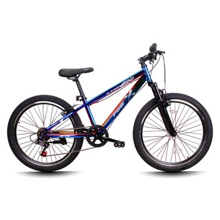Bicicleta ProX Aro 24 XFun Cor Camaleão com Suspensão Aro Aero e Freio V-Brake Passeio MTB