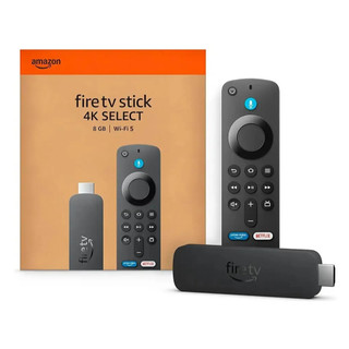 Novo Amazon Fire TV Stick 4K Select com Alexa Wi-Fi 5 Streaming em 4K | Controle por Voz