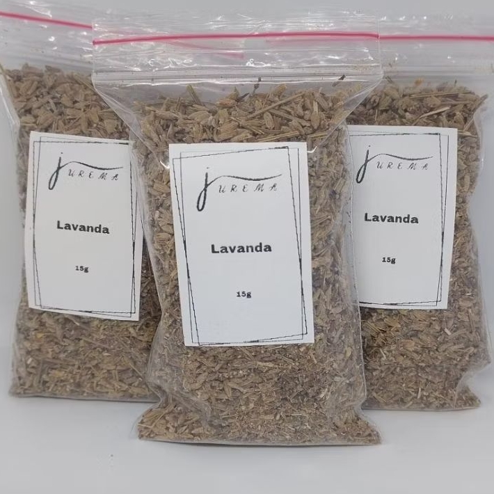 Imagem Alfazema (Lavanda)15g  Lavandula officinalis | Kit 3, 4 ou 6 pacotes | Erva Natural Calmante e Aromática | Chá ou Banho