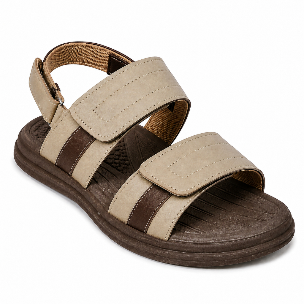 Sandália Infantil Masculina Papete Menino Confortável Antiderrapante Com Velcro
