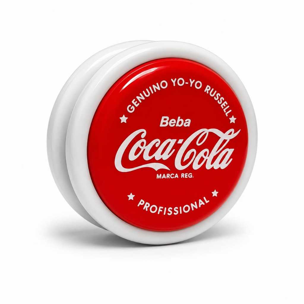 yoyo coca-cola profissional coleção retrô ioio edição limitada + 3 cordas de reposição
