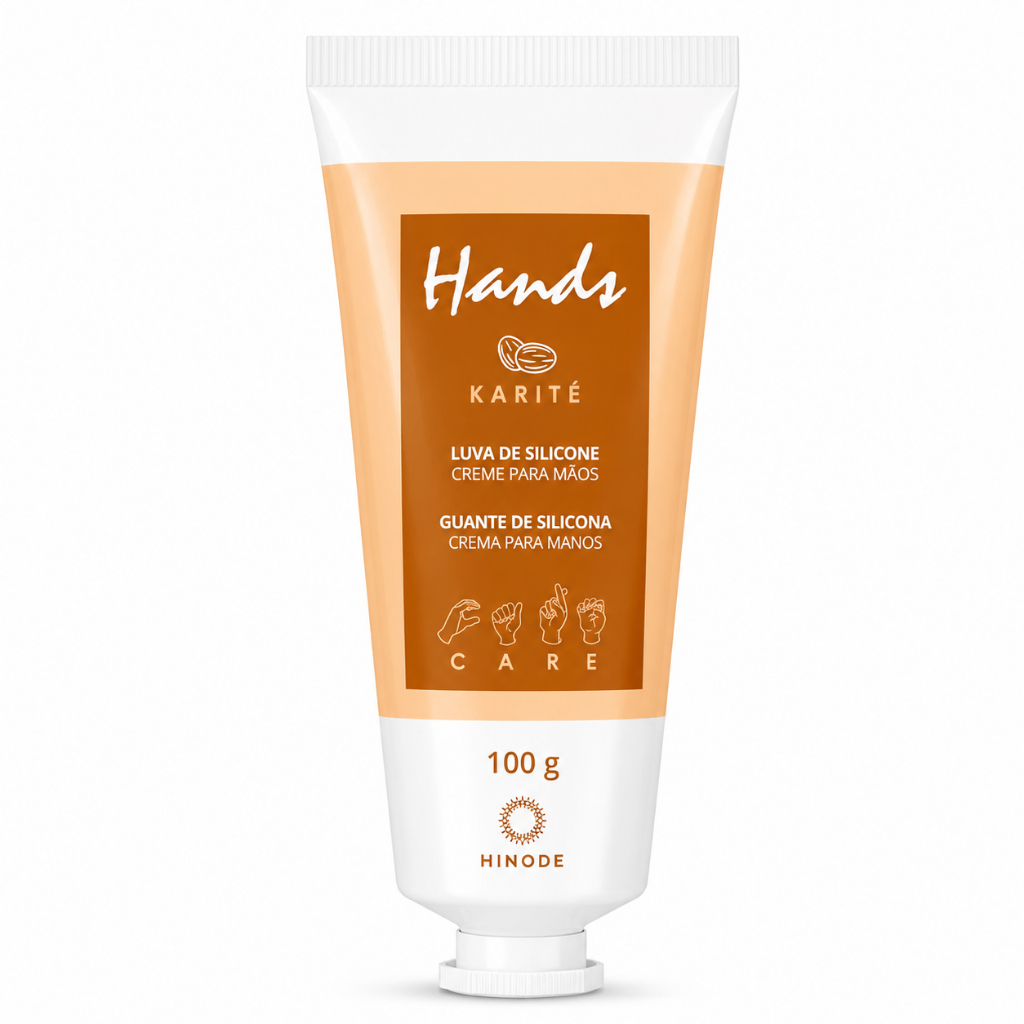 Luva De Silicone Karité Creme Para As Mãos Hands 100g