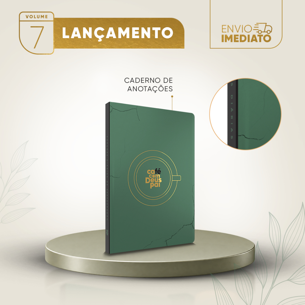 Caderno de Anotações - Café com Deus Pai