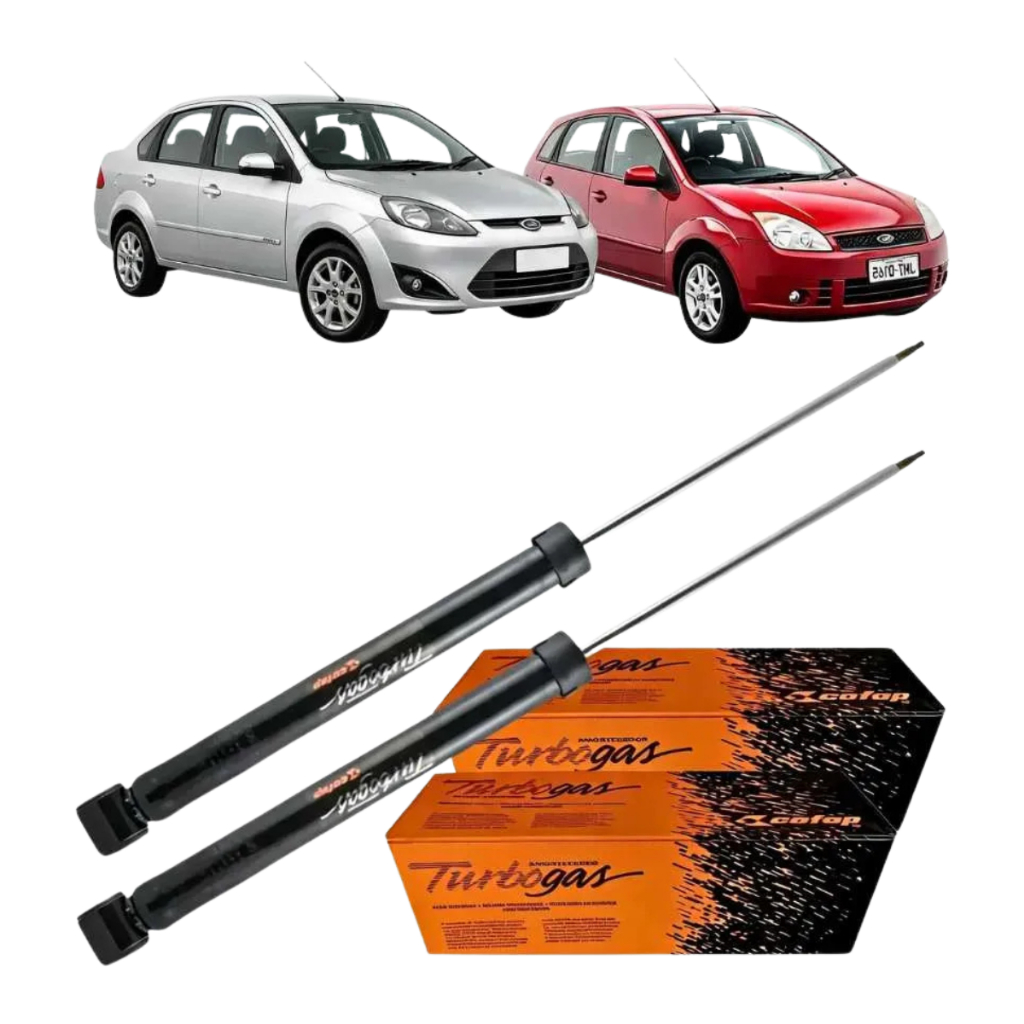 Par Amortecedor Cofap Traseiro Ford Fiesta Rocan 03/13