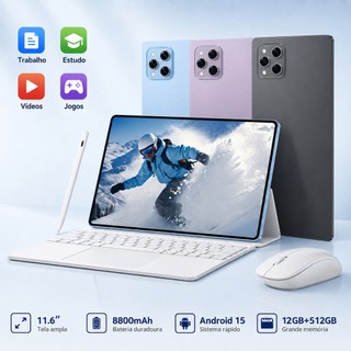 Tablet Pro12 5G Gamer Android 11.6 Polegadas Tela Grande 12GB RAM 512GB Para Jogos Filmes Vídeos Tablet pad Pro12