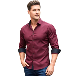 Camisa Social com ELASTANO Masculina Slim Fit Luxo PREMIUM Á Pronta Entrega