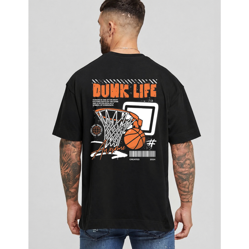 Camiseta Masculina Streetwear 100% Algodão 30.1 Basquete Confortável Plus Size P ao G3 Envio Imediato