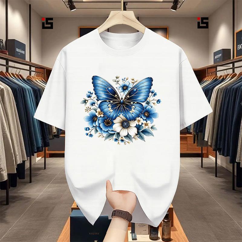 Camiseta Feminina 100% Algodão com Estampa Premium, Respirável, Confortável, Moda Tendência C3299