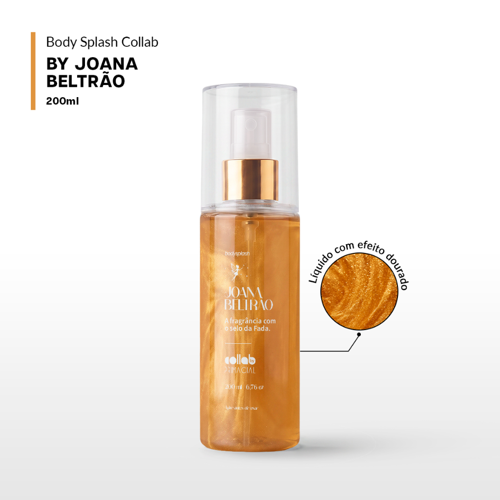 BODY SPLASH JOANA BELTRÃO 200ML PERFUME FLORAL ENVOLVENTE